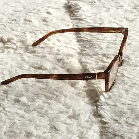 Chloe Eyewear Eyeglasses CE2612 282 Cateye Tortoise Frame - Damaged/Repaired - Picture 9 of 16
